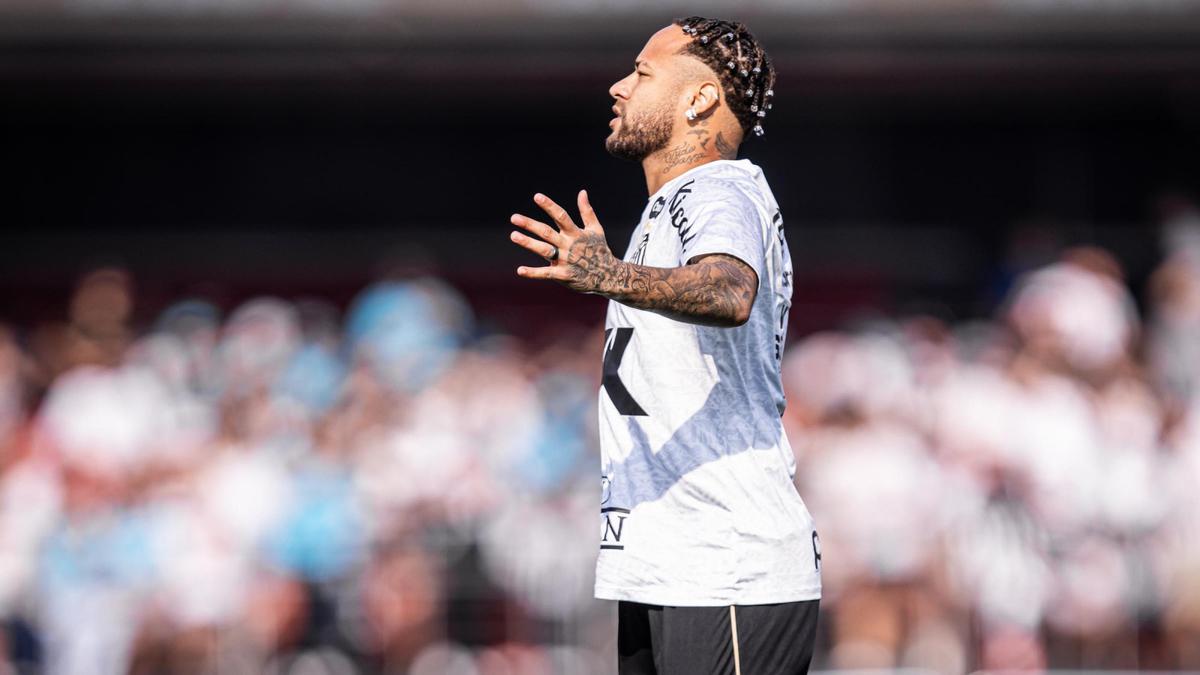 Neymar Menangis Pilu Usai Santos Dibantai Vasco da Gama 0-6 di Liga Brasil, Langsung Ditenangkan Sang Buah Hati
