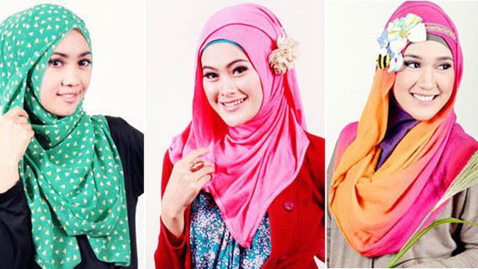 Makin Cantik Dengan Gaya Hijab Yang Sesuai Bentuk Wajah ...