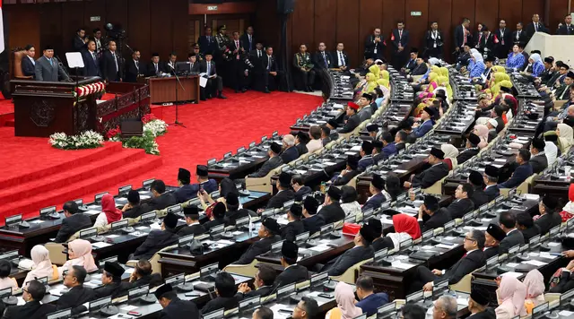 Prabowo Pidato Kenegaraan Hari ini di MPR, Simak Jadwal Lengkapnya