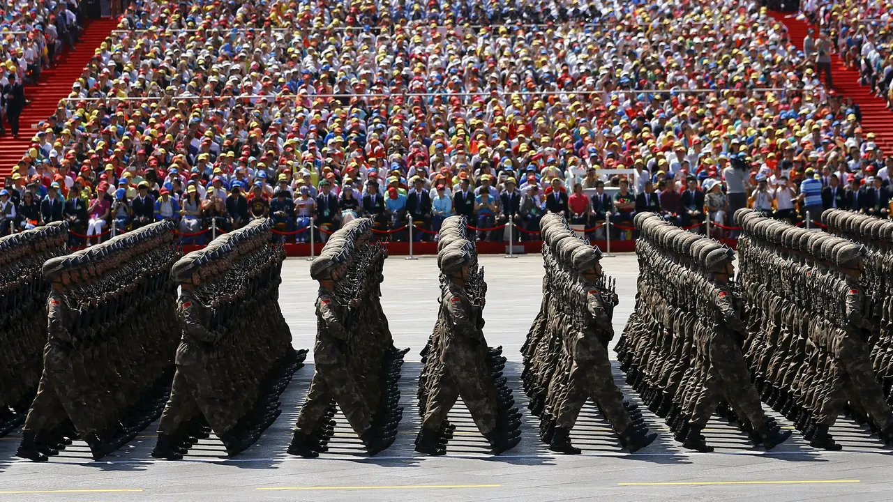 20150903-Kemeriahan Parade Militer China Warnai Peringatan 70 Tahun Berakhirnya PD II