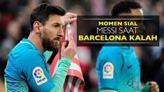 Video momen sial Lionel Messi saat Barcelona kalah dari Athletic Bilbao di Copa del Rey, Kamis (6/1/2017).