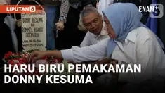 Isak Tangis Iringi Pemakaman Artis Peran dan Mantan Atlet Donny Kesuma