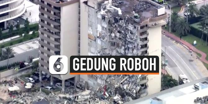 VIDEO: Bangunan 12 Lantai Roboh, 99 Orang Dinyatakan Hilang