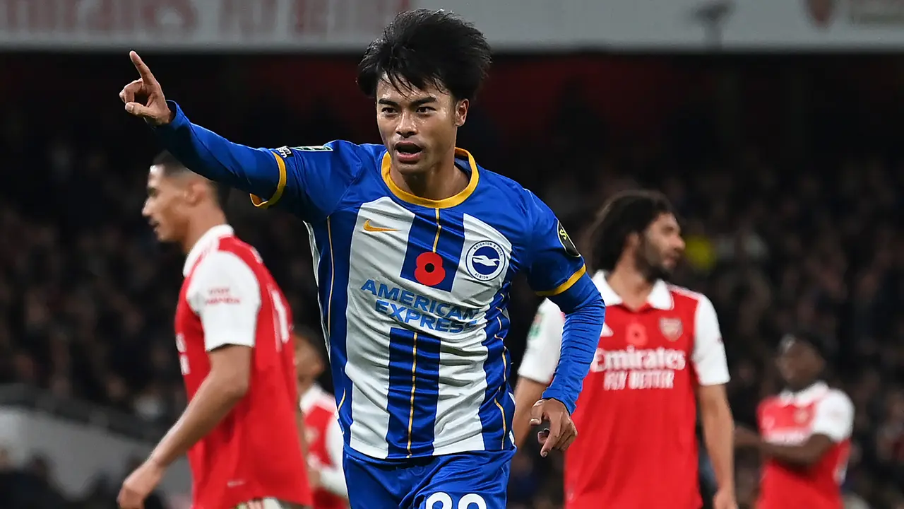 Foto: Lebih Dekat dengan Kaoru Mitoma, Samurai Biru ke-12 di Liga Inggris Milik Brighton yang Kini Diincar MU