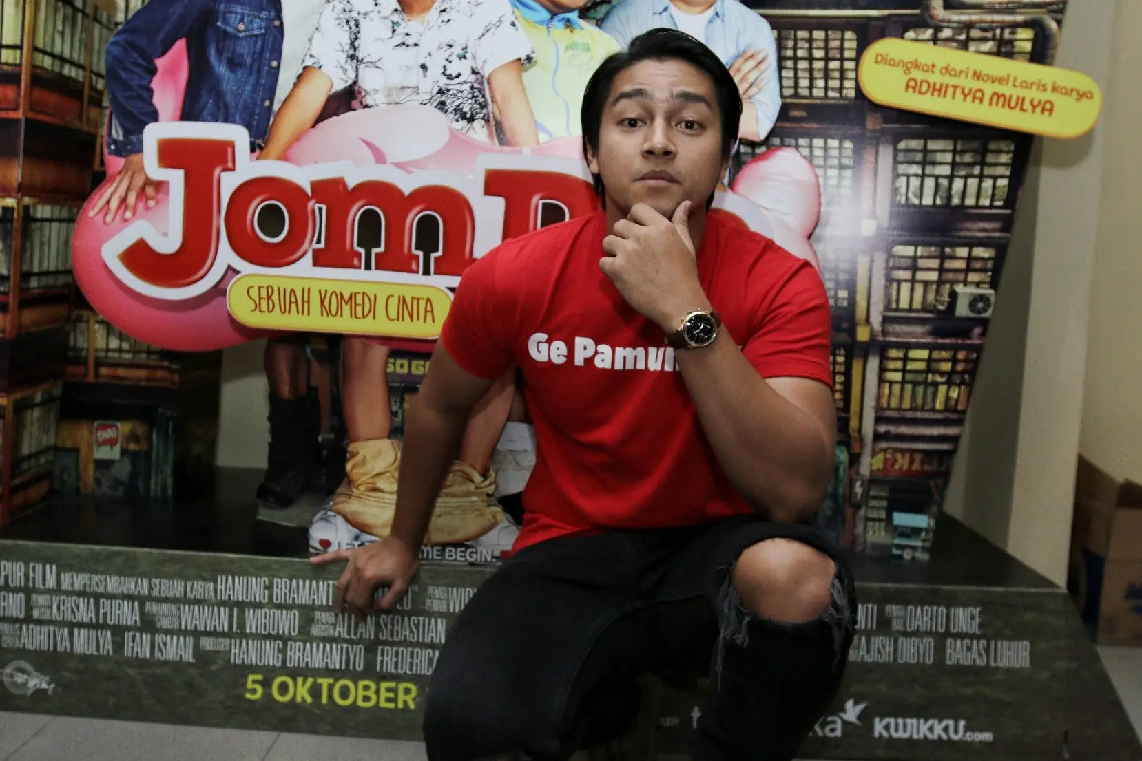 Preskon film Jomblo (Adrian Putra/bintang.com)