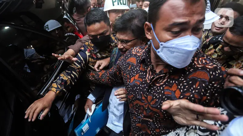 Johnny G Plate Diperiksa 9 Jam oleh Kejaksaan Agung di Kasus Korupsi BTS Kemenkominfo