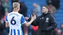 Di sisi lain, Brighton naik ke urutan delapan lewat torehan 43 poin. (AP Photo/Ian Walton)