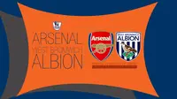 Arsenal vs West Bromwich Albion (Liputan6.com/Ari Wicaksono)