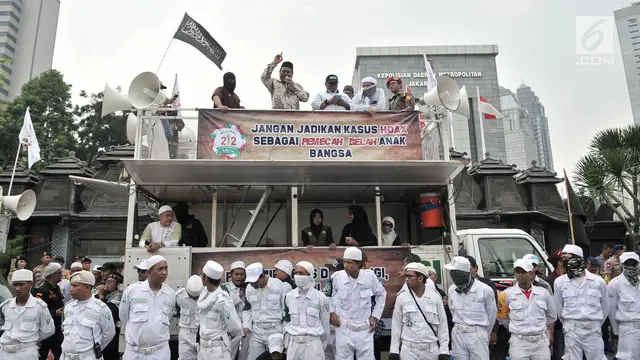 Alumni 212 Kawal Pemeriksaan Amien Rais di Polda Metro Jaya
