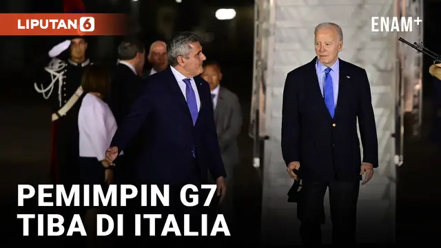 Para Pemimpin G7 Tiba di Italia Menjelang KTT dimana Ukraina akan Jadi Agenda Utama