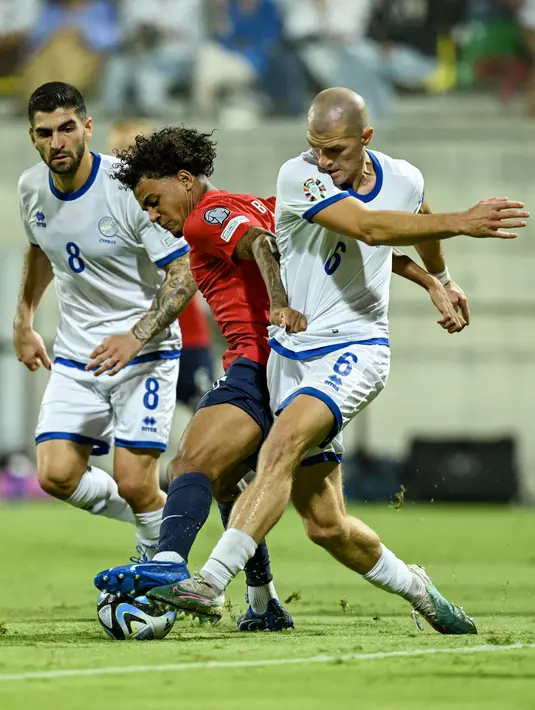 Norwegia menjaga asa lolos ketika menang 4-0 di markas Siprus. (Jewel SAMAD / AFP)