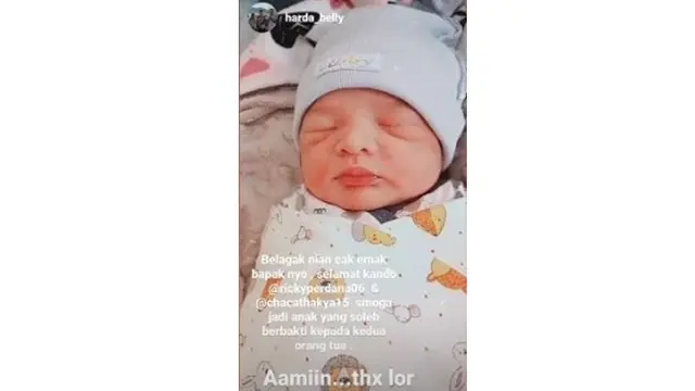 6 Potret Gemas Xavier Shaquille Perdana, Bayi Ricky Perdana yang Baru Lahir