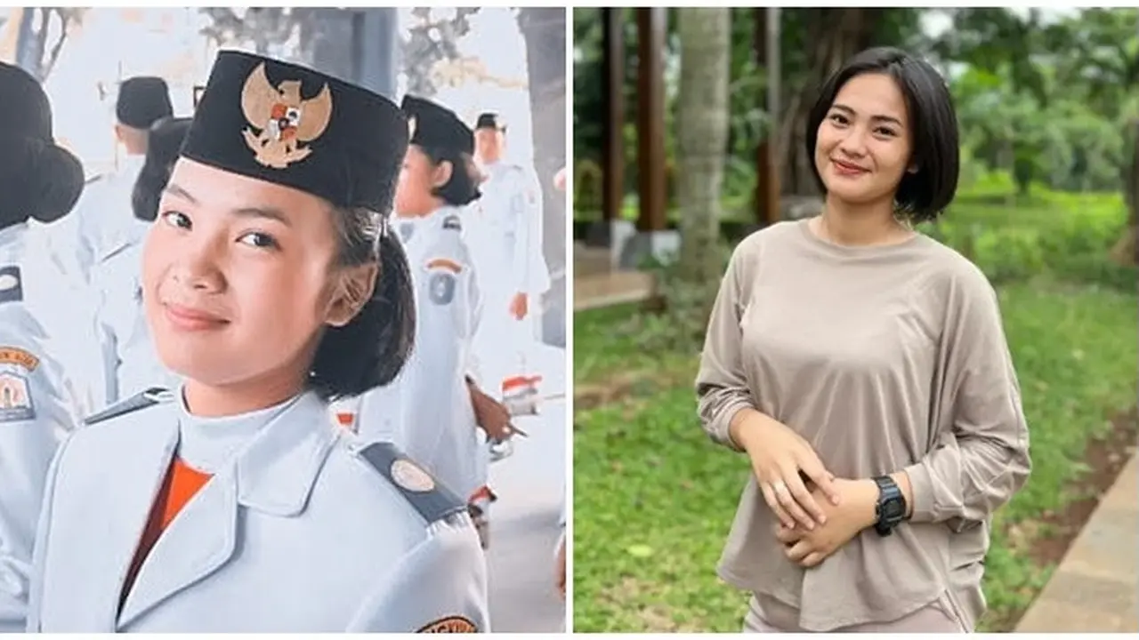 6 Potret Terbaru Aisyah Rahmawati, Pembawa Baki Upacara Penurunan Bendera HUT ke-74 RI