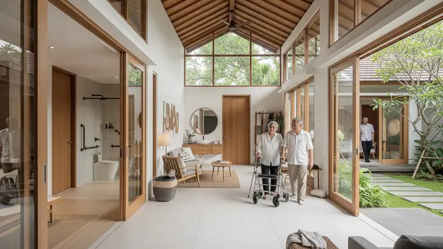Inspirasi Rumah Masa Tua yang Bikin Betah di Rumah (AI)