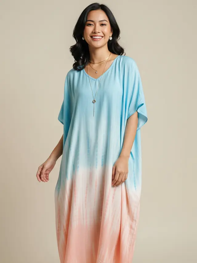 Daster Centini Motif Tie-Dye Lembut