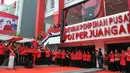 Suasana peresmian gedung baru DPP PDIP di Jalan Diponegoro, Jakarta Pusat, Senin (1/6/2015). Gedung baru DPP PDIP itu senilai Rp.42,6 miliar. (Liputan6.com/Herman Zakharia)