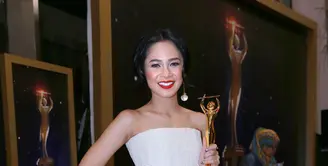 Penyanyi Andien, merasa tahun ini adalah tahun yang paling membanggakan untuknya. (Galih W. Satria/Bintang.com)