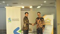 CEO Cluster, Indonesia and ASEAN Markets (Australia, Brunei dan Filipina), Standard Chartered, Andrew Chia, dan Presiden Direktur dan Pendiri PT Mitra Bisnis Keluarga Ventura, Dr. Shafiq Dhanani.