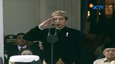 Upacara peringatan Hari Lahir Pancasila digelar di halaman Gedung Pancasila Kementerian Luar Negeri, Jakarta Pusat, Jumat pagi.