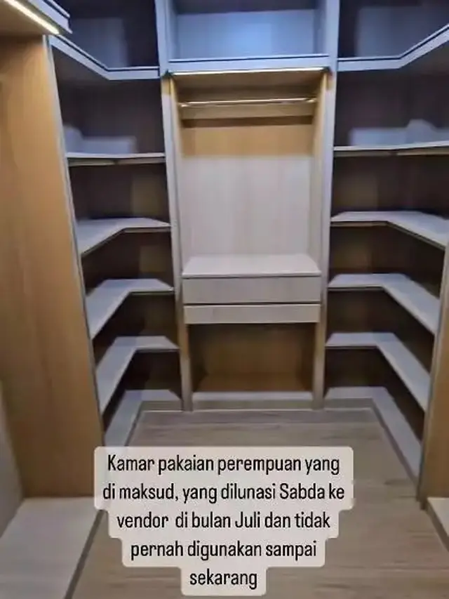 8 Potret Kamar Pakaian Wulan Guritno di Rumah Sabda Ahessa, Sempat Digugat