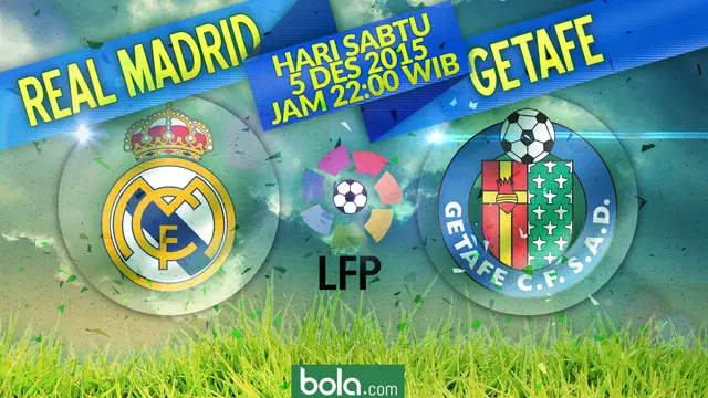 Real Madrid vs Getafe (Bola.com/Samsul Hadi)