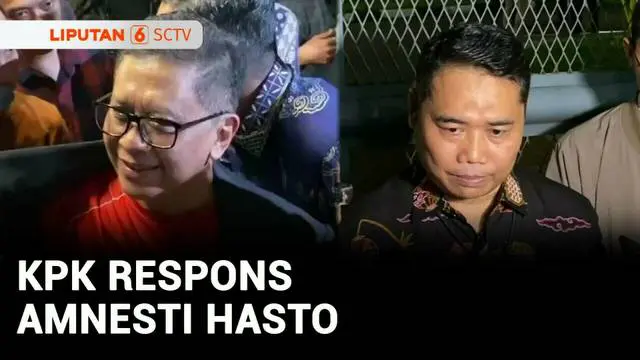 VIDEO: Hasto Dapat Amnesti, KPK: Ini Pertama Kali untuk Terdakwa Suap