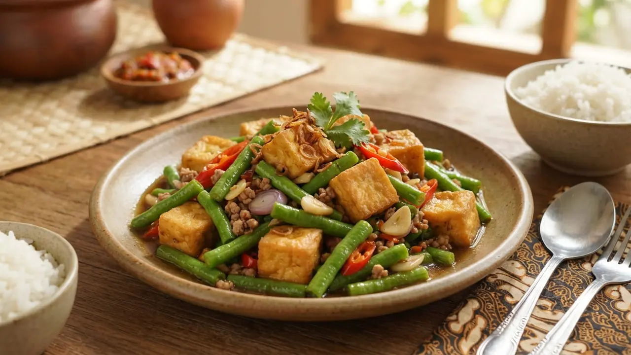 Resep Tumis Tahu Kacang Panjang yang Gurih dan Renyah