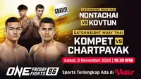 Jadwal dan Live Streaming One Friday Fights 86 di Vidio