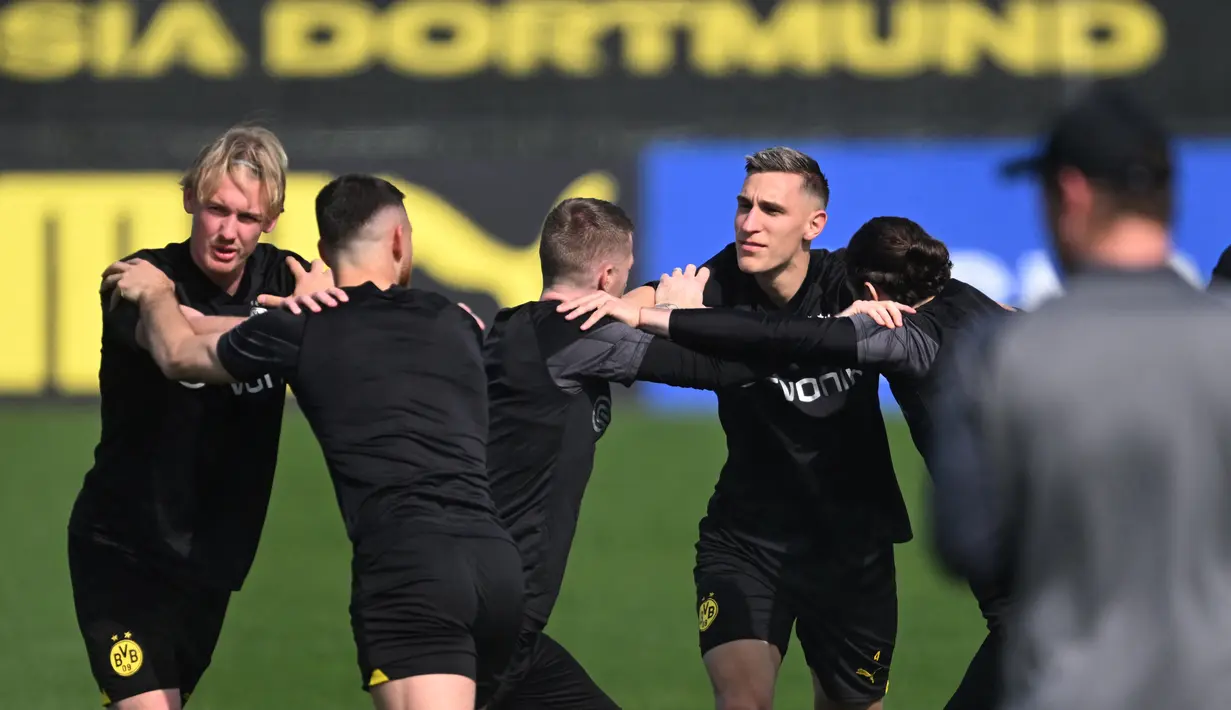 Borussia Dortmund harus memanfaatkan pertandingan ini sebaik-baiknya untuk mencuri kemenangan di hadapan pendukungnya sendiri.  (Ina FASSBEDER/AFP)