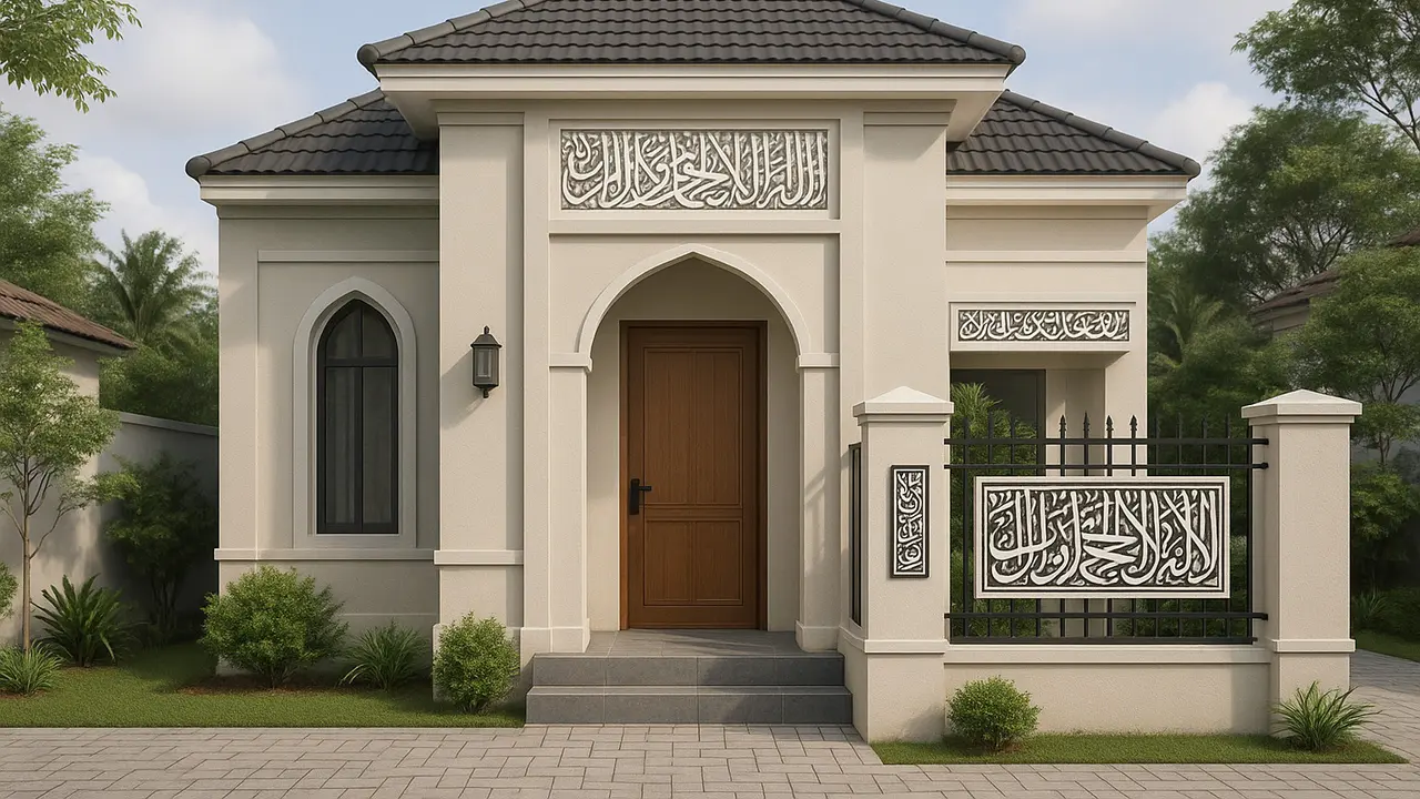 7 Desain Fasad Rumah Islami 7×10 Minimalis, Tampil Elegan dan Penuh Nilai Religius