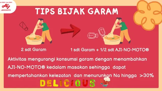 Kampanye Bijak Garam untuk Tingkatkan Gaya Hidup Sehat Masyarakat Indonesia