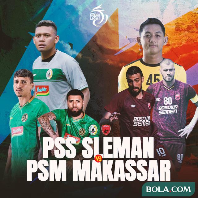 Liga 1 - Duel Antarlini - PSS Sleman Vs PSM Makassar