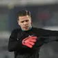 Sejak bergabung dengan Juventus, Wojciech Szczesny hanya berstatus sebagai kiper pelapis. (MIGUEL MEDINA / AFP)