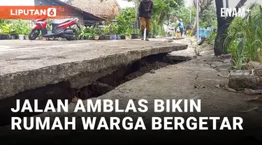 Hujan Deras Bikin Jalan Ambles 50 cm di Bandung
