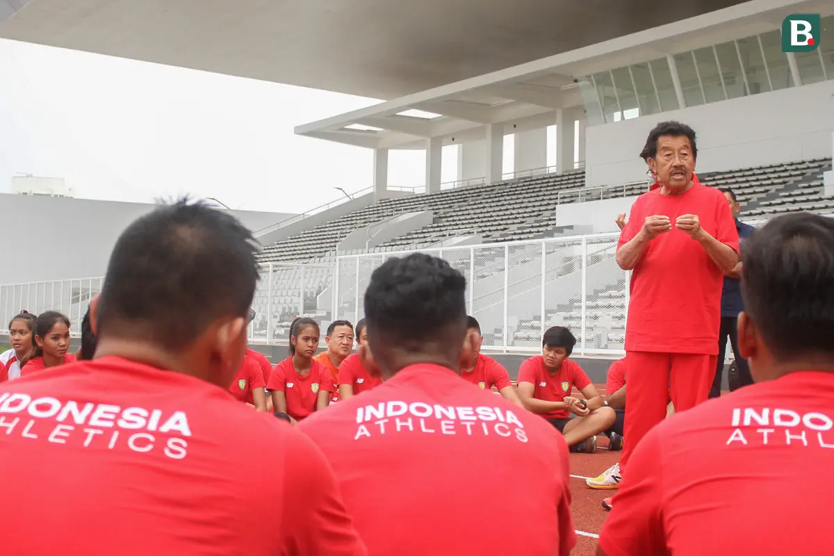 Pelatnas Atletik di Stadion Madya