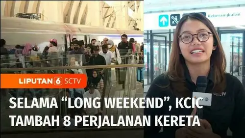 VIDEO: Live Report: Pantauan Antusiasme Warga yang Berlibur Naik Kereta Cepat Jakarta-Bandung