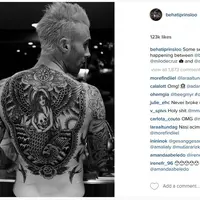 Adam Levine (via instagram.com/behatiprinsloo/)