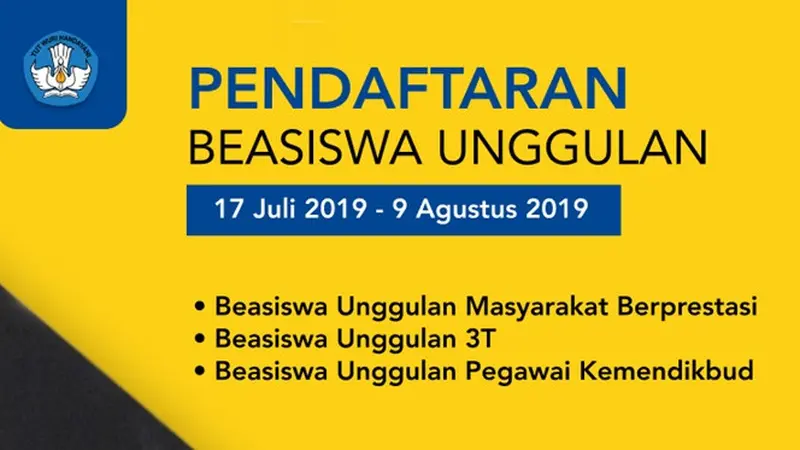 Ini Tata Cara Mendaftar Beasiswa Unggulan Kemendikbud