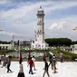 Suasana Masjid Baiturrahman Aceh. (Liputan6.com/Yopi Makdori)