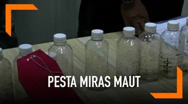 Akibat minum miras oplosan, 6 warga Yogyakarta tewas.