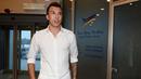Striker Kroasia, Mario Mandzukic tiba di markas Juventus di Turin untuk menandatangani kontrak dan menjalani tes medis. (Juventus.com)
