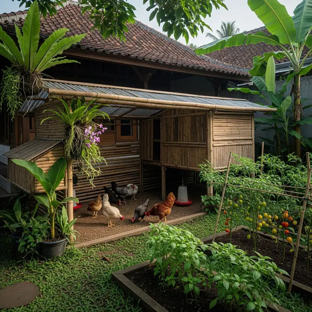9 Desain Kandang Ayam Umbaran di Rumah