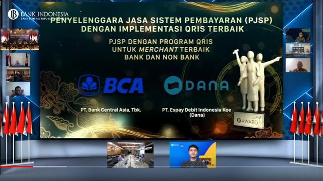 PT Espay Debit Indonesia Koe (DANA) memperoleh penghargaan dalam ajang Bank Indonesia Award 2020.
