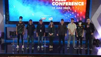 Sesi press conference E-Sports Star Indonesia. (Istimewa)