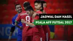 Berita video jadwal dan hasil pertandingan Timnas Futsal Indonesia di Piala AFF 2017.