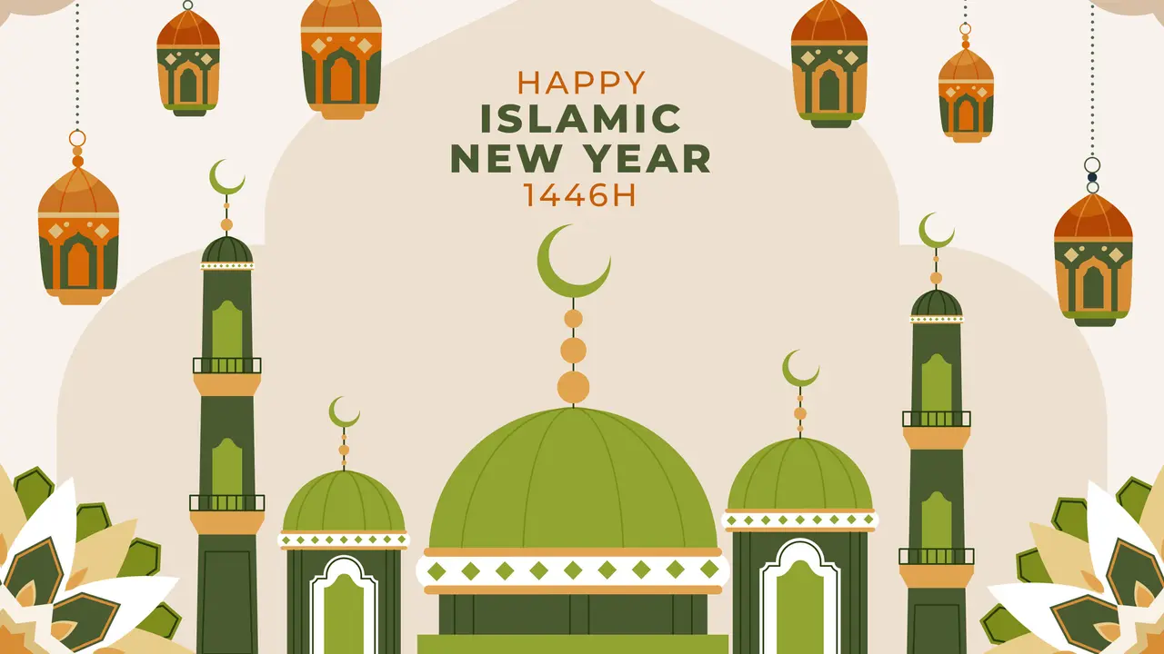 Ilustrasi Tahun Baru Islam 1446 Hijriah