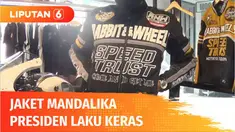 Jaket hitam yang dipakai Presiden Joko Widodo saat menjajal Sirkuit Mandalika, Nusa Tenggara Barat pada (12/11) lalu, mendadak populer. Jaket dengan nama Rabbit and Wheels ini pun langsung dibanjiri pesanan.