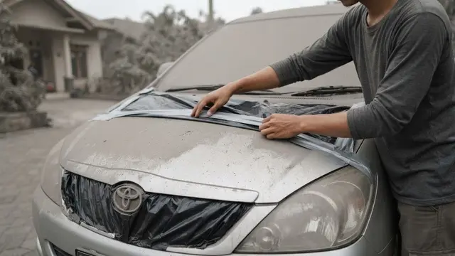 Cara Membersihkan Kendaraan dari Abu Vulkanik