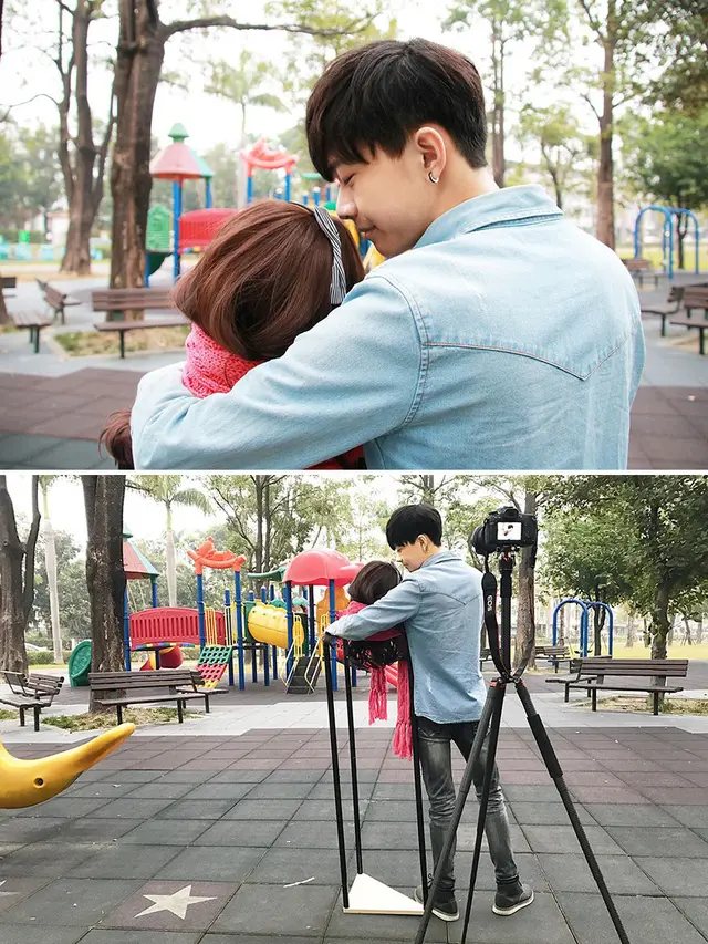 [Bintang] Jomblo? Biar Kelihatan Punya Pacar di Hari Valentine, Ikuti Cara Berfoto Cowok Ini