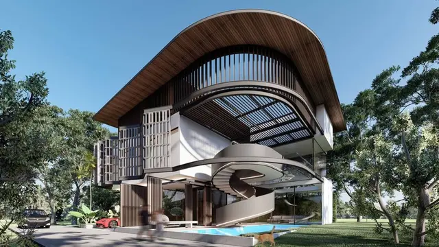 7 Desain Rumah Baru Ayu Ting Ting Di Jakarta, Bergaya Moderen dan Megah